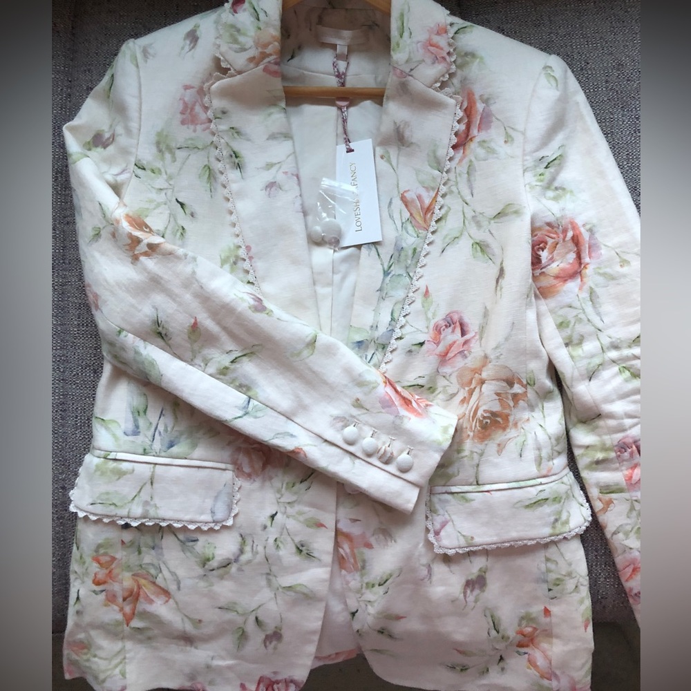 Ofra Linen Blazer - Size Small - NWT - Picture 3 of 8